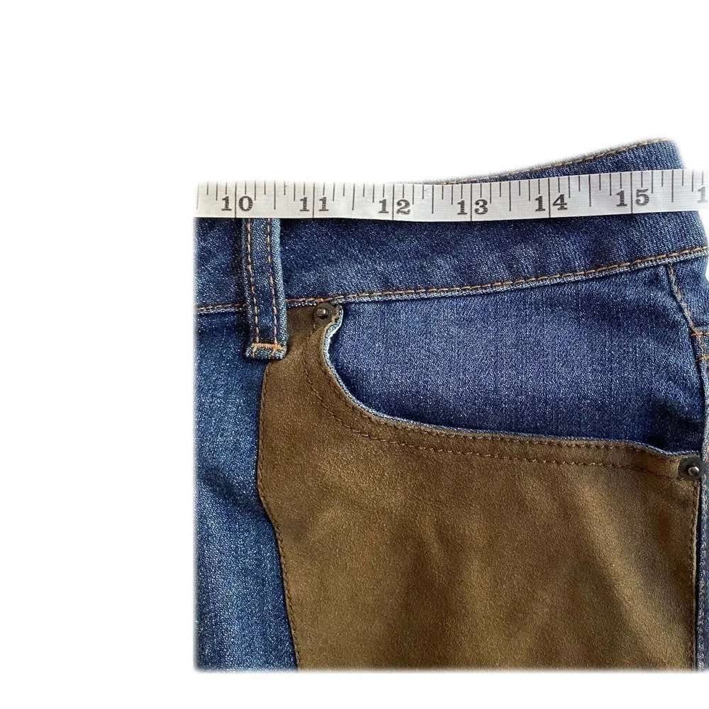BDG Women's Blue High Rise‎ Cheeky Shorts 31